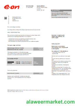 E.ON UK utility business bill, SCR